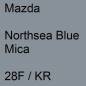 Preview: Mazda, Northsea Blue Mica, 28F / KR.